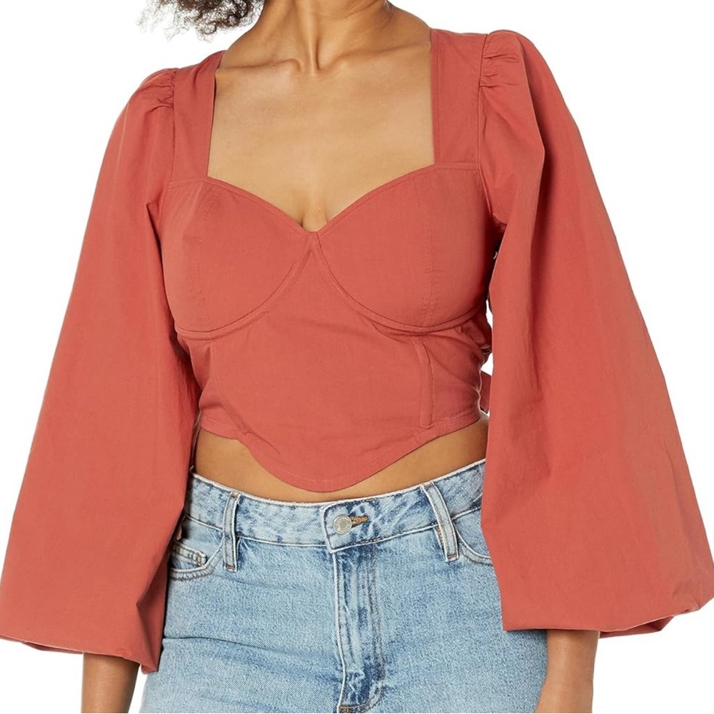 NEW NEVER WORN - Open Back Top with Waist Tie
